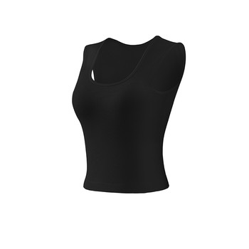 The all-in-one vest looks slimming, covers the flesh, and covers the milky white color.