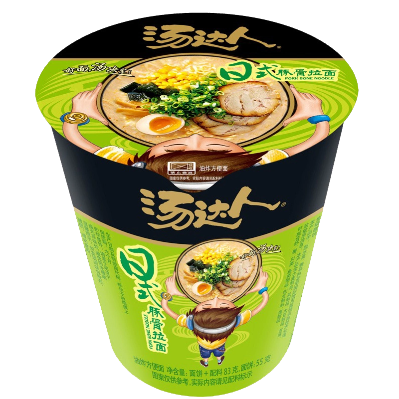 Amazon.co.jp: 统一 汤达人 インスタントラーメン 酸酸辣辣面 杯