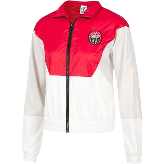 
Skechers/Skechers genuine new contrast woven women's sports zipper casual jacket