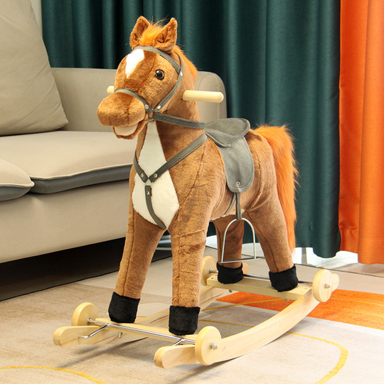 ロッキングホース　馬　子供用 Amazon.co.jp: ロッキングホース子供用赤ちゃん小さな木製の馬の