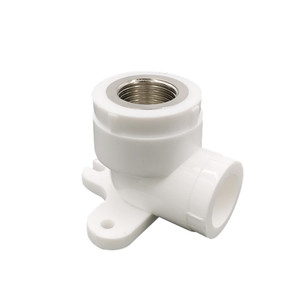 
PPR elbow hot melt belt base inner wire elbow 20 25 open-mounted fixed plumbing and heating pipe fittings water pipe fittings