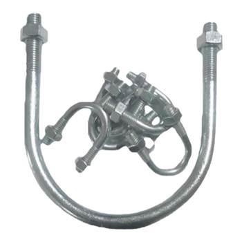 Qiangpuyi Q235 galvanized durable pipe clamp