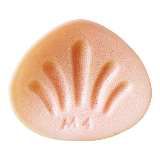 HKXTL microporous full -hole non -membrane -free milk transparent qi after light silicone fan -shaped fake fake breasts send bras 1101