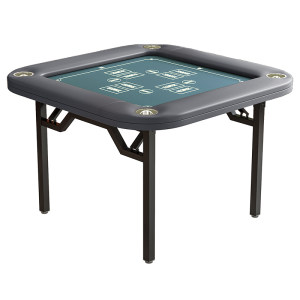 
Pusheng high-end egg-pushing special table soft-wrapped edge Doudizhu Niu Niu foldable combination poker mahjong table and chair set