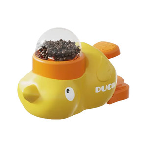 
Little yellow duck leaking food cat toy self-pleasure relief cat stick pet snacks freeze-dried transmitter dog feeding