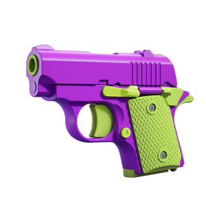 Cub 1911 radish gun 3D gravity carrot grab net red Robe knife toy pistol and kill your small gun genuine