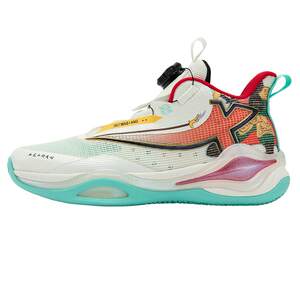 
Xtep children's shoes for autumn new children's sports shoes for boys' cushioning middle-large children's spin button high-top practical basketball shoes