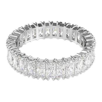 
Swarovski Matrix ring accessories, vegetarian circle couple style niche high-end gift