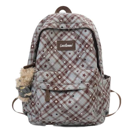 
Schoolbag girls ins niche style high-profile Korean backpack large capacity female shoulder bag junior high school student backpack