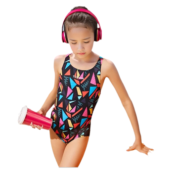 TOSWIM children's swimsuit women's sleeveless triangle girl
