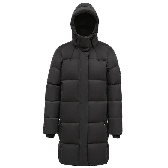 
Junyu 800 Puff Goose Down Jacket for Men and Women Mid-Length Winter Cold-Resistant Thickened Warm Hooded Down Jacket Women's Jacket 293