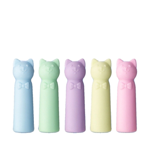 
Silicone pen cover, erasable cat pen cap, portable storage pencil case, no dirt, student stationery to prevent punctures