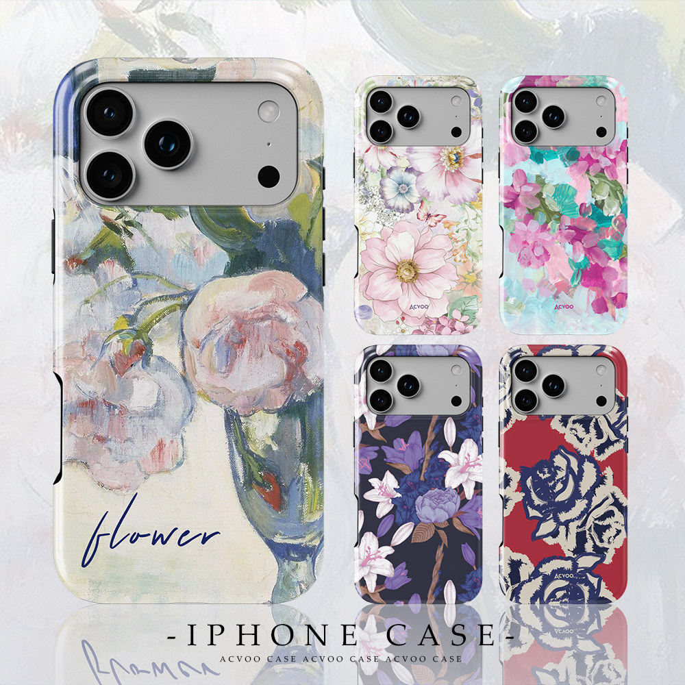 Floral Bouquet Art 21 Phone Cases for iPhone 17, 16, 15, 14 and 13