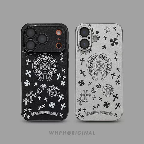 Trendy Fashionable Chrome Hearts iPhone Cases – iPhone 17, iPhone 16, iPhone 15, iPhone 14, iPhone 13