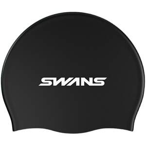 SWANS Swimming Hat Women's Waterproof Bobe Head Silicone Hot Spring Hat Long Hair Men's Professional Specialty Increasing Fabric