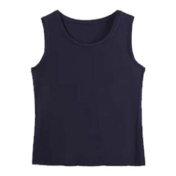 Modal I-shaped sleeveless round neck vest for women