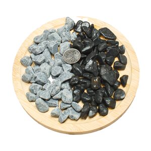 50*0.5kg dark gray landscape gravel gardens landscape cobblestone Japanese courtyard green stone black small shattered stones