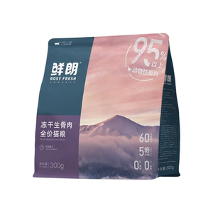 
[Persimmon Fungus] Xianlang full price cat raw bone and meat staple food freeze-dried cat food fresh meat high nutritional chicken 300g