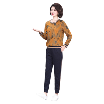 
Top suit middle-aged fashionable and age-reducing