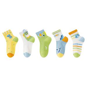 
Children's Socks Summer Thin Mesh Cotton Socks Class A Boys and Girls Summer Thin Socks Boneless Cartoon Baby Socks
