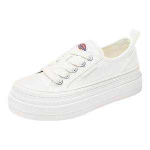 
Dickies white shoes women's shoes 2025 spring and summer new thick-soled high-rise casual board shoes women versatile canvas shoes women