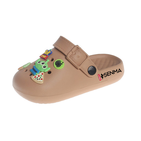 
Semir hole shoes children's summer cute cartoon outdoor beach shoes anti-slip soft sole bag head children's sandals