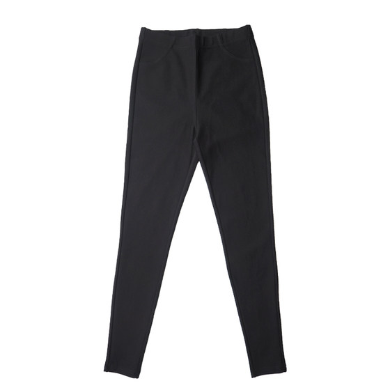 Rime rhyme Roman pencil pants outside wearing slimming, thin spring and autumn leggings black high elastic female large size versatile
