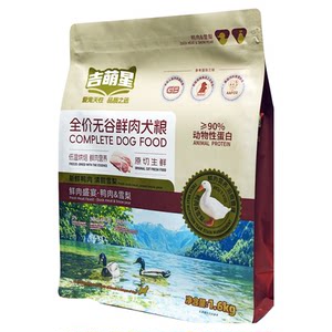 
Ji Mengxing full-price grain-free fresh meat dog food, duck meat and Sydney low-temperature baked general dog food with high nutritional value and animal protein