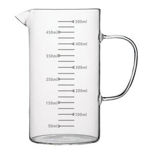 Measurement cup with scale Domestic microwave heat -resistant water cup glass children's breakfast cup milk mouth cup milliliter cup