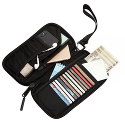 Multifunctional Passport Bag, Ticket Holder, Portable Overseas Multi-card Slot Document Storage Wallet Handbag