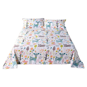 100%bamboo fiber bed single soft mat, three -piece cartoon single two -person double bed cooling mat, not sticking to the body, cold, sleeping list
