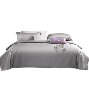 
Fuanna Home Textiles 140 A-class leather horse cotton bed four-piece set pure cotton bed sheet quilt cover high-density bedding