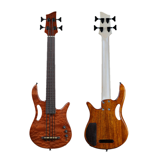 Akama Mini Electric Bass - Portable Travel Bass Dmb-qs/fm/bem