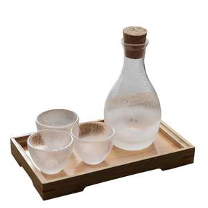 
Household cloud glass small wine glass white wine pot wine cup small one-small glass spirit glass Japanese wine utensil set