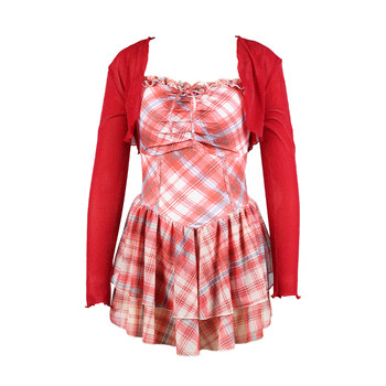 
Yimeishan one-piece swimsuit women's long-sleeved skirt-style covering the flesh and slimming 2025 new style high-end seaside resort hot spring