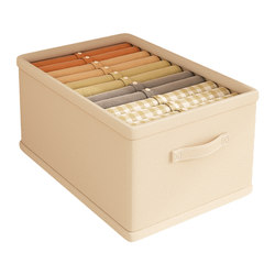 livingbox cotton and linen storage box is washable