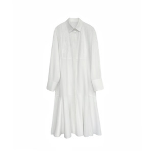3ts French style shirt dress design purple high-end thin long skirt French dress long-sleeved skirt