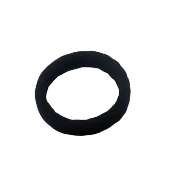 Korean style thick ponytail hair tie black simple temperament
