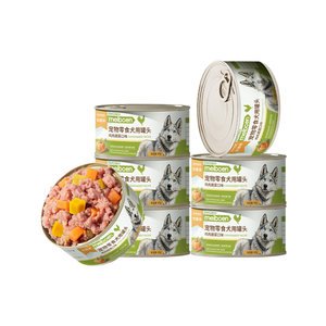 Dog snack dog canned large, medium, small, small dog puppies pet snack nutritional fat, mitigraphy, wet grains 24 cans

