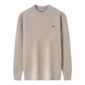 
Woodpecker winter sweater for men plus velvet and thickened 2025 new warm half turtleneck men's wool bottoming sweater