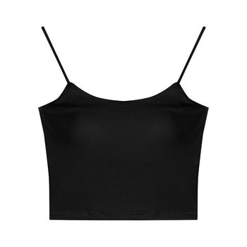 Women's Camisole with Breast Pads New Style Outerwear Beautiful Back