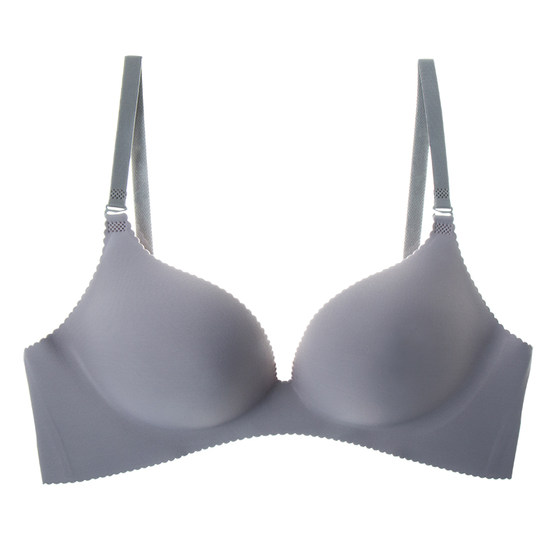 
Tiweisu One-piece underwear female traceless girl gathers thick palm cup small breasts sexy side breasts underwear bra