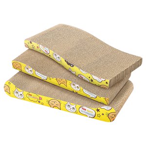 Cat grabbing the plate is resistant and does not drop the dandruff cat claws, grabbed corrugated paper grinding claws to prevent cats grab the sofa to protect the kitten supplies

