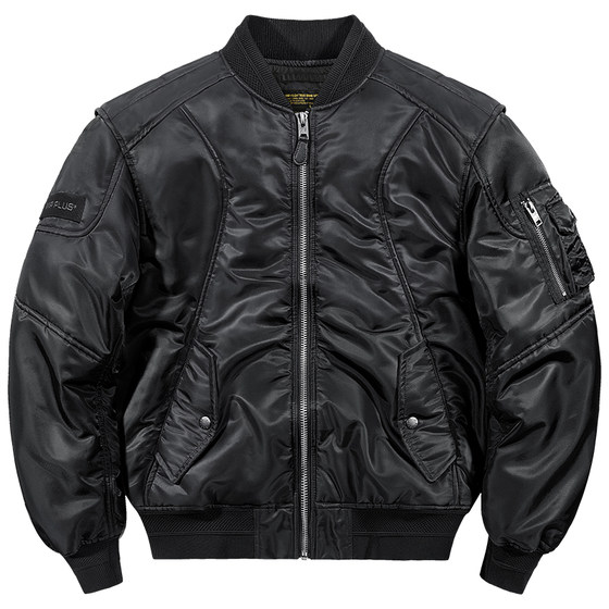 VIP autumn and winter MA1 pilot jacket thickened cotton coat men's and female couple baseball uniform tide brand design sensor jacket