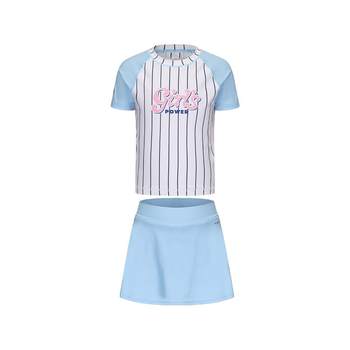 
Decathlon children's split swimsuit girls sun protection swimsuit girls teenagers professional training swimming skirt IVA1