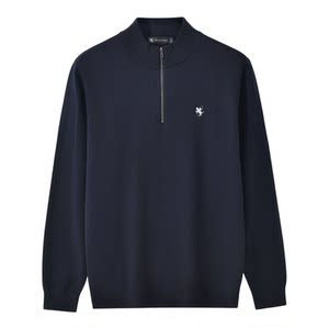 
Paul Peter 2025 Autumn and Winter New Men's Knitted Sweater Loose Zipper Stand Collar Warm Sweater MMECZ00580