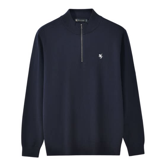 
Paul Peter 2025 Autumn and Winter New Men's Knitted Sweater Loose Zipper Stand Collar Warm Sweater MMECZ00580