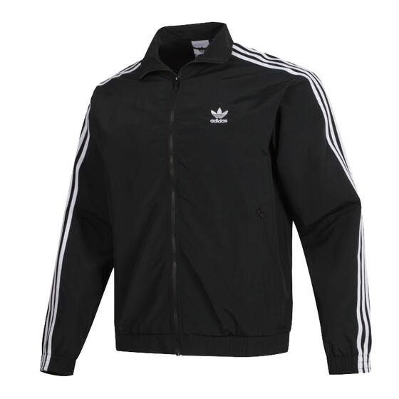 
Adidas official flag genuine jacket Jennie same style couple retro jacket stand collar outdoor casual top