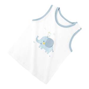 Tonibeer baby summer vest baby boy pure cotton cartoon T-shirt top thin sleeveless elephant clothes