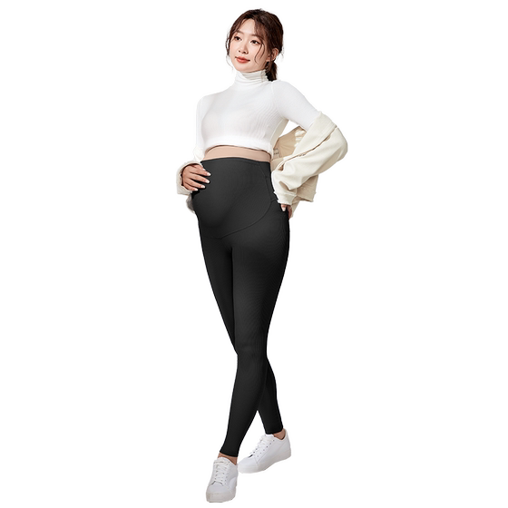 
mamanstyle maternity leggings four-season shark pants wear yoga pants belly-supporting pants during pregnancy